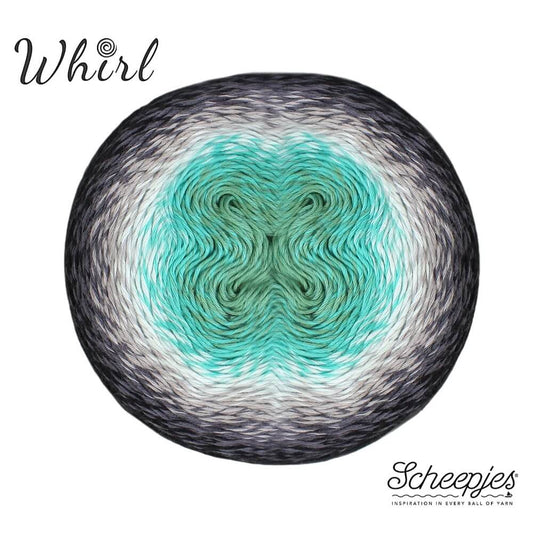 785 - Minty Black Velvet - Whirl - Sheepjes