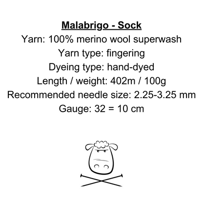 344 Myths - Sock - Malabrigo